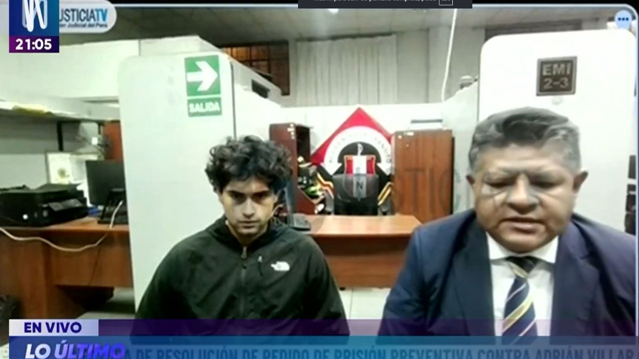 Poder Judicial dicta prisión preventiva contra Adrián Villar tras atropello y muerte de Lizeth Marzano