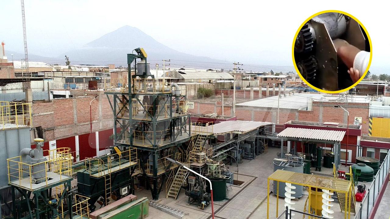 Estudiante de la UNSA casi pierde la mano durante sus prácticas en la planta de Río Seco