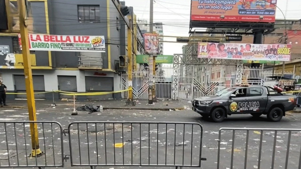 Asesinan a balazos a hombre frente a Estación Gamarra del Metro de Lima