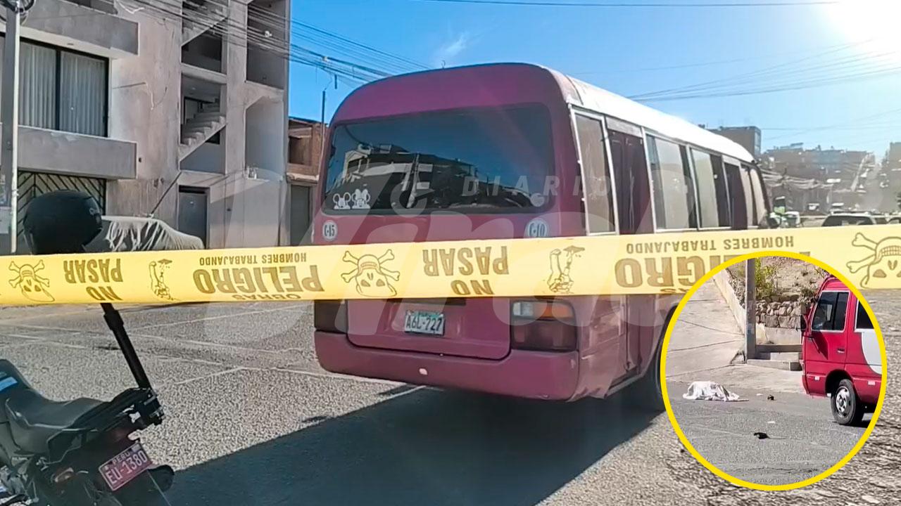 Adulta mayor muere atropellada por bus del SIT en Paucarpata