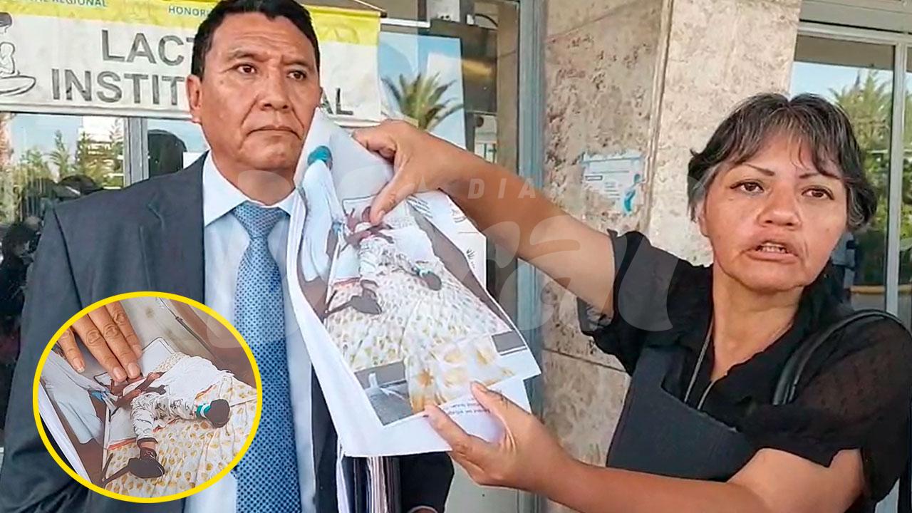 Menor fue encontrado amarrado en hospital Honorio Delgado Espinoza 