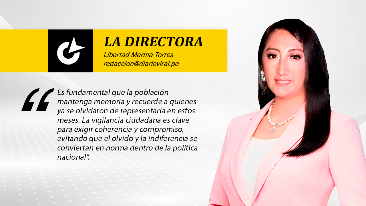 Bancada disuelta y memoria ciudadana