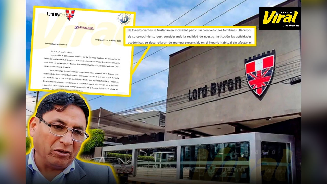 Intervienen a colegio Lord Byron por desacatar clases virtuales durante paro