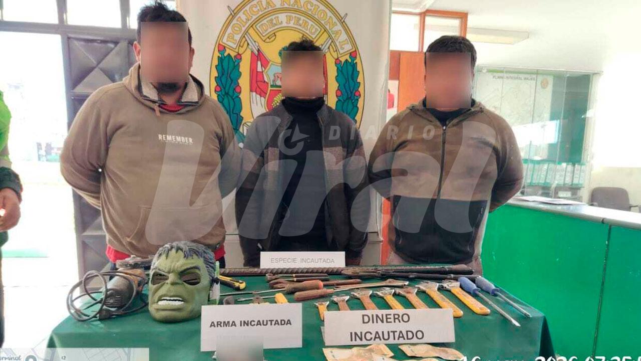 Persecución y captura: caen presuntos “Robacasas de El Pedregal” con arma y herramientas delictivas