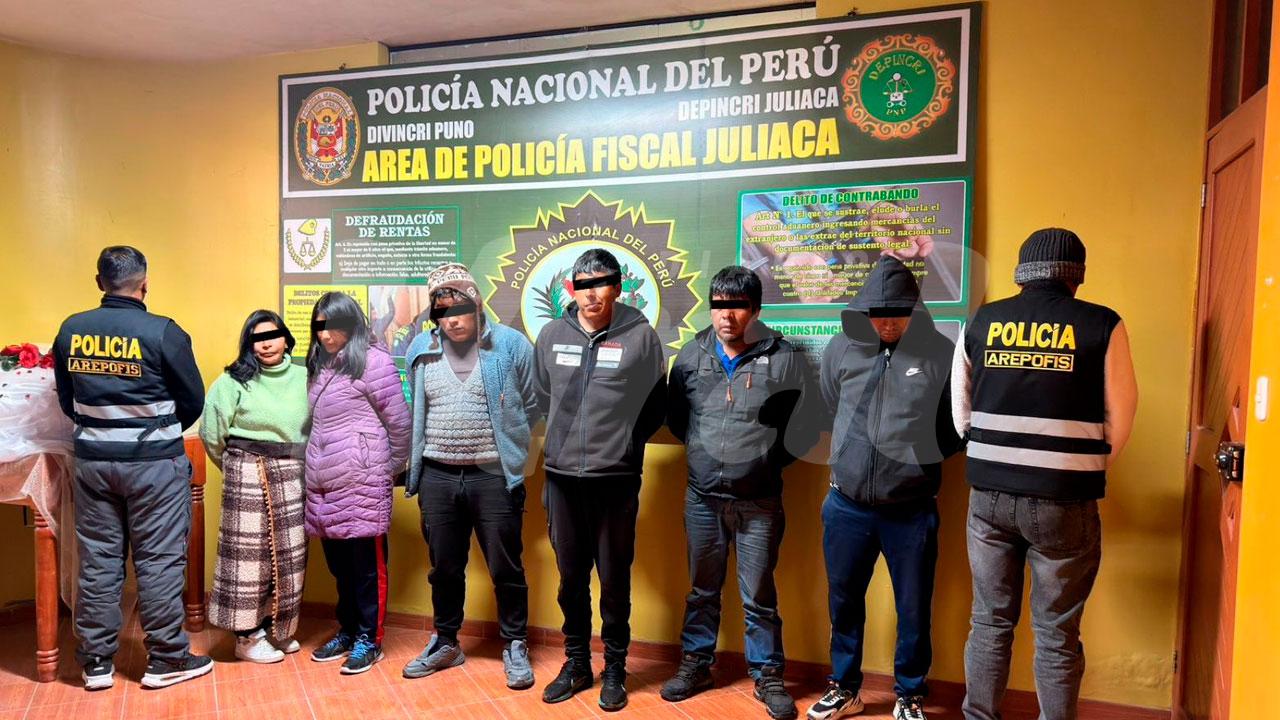 Incautan diésel ilegal y detienen 6 personas en Puno