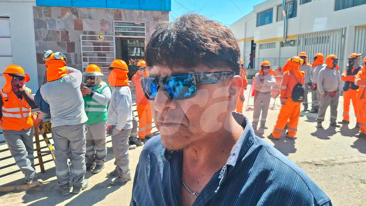 En riesgo avance de la obra del IREN Sur por protestas de trabajadores sindicales
