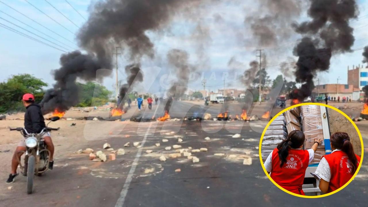 JNE alerta que protestas y bloqueos podrían afectar las elecciones del 7 de junio