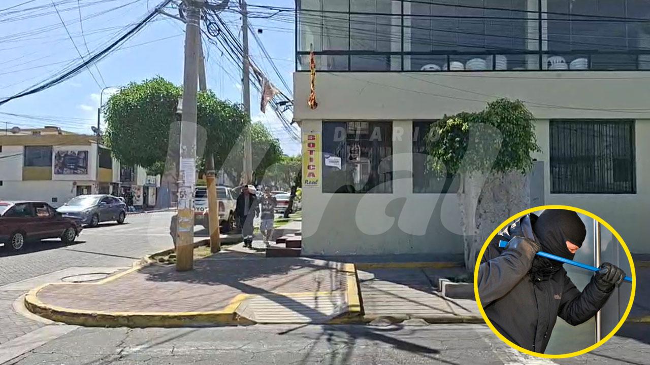 Delincuentes asaltan botica en Cayma y se llevan más de S/10 000