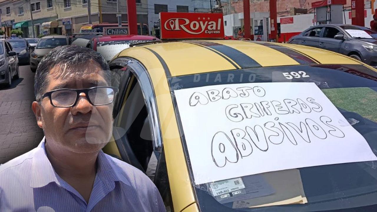 Taxistas y trasporte pesado acatan paro en Arequipa por alza del combustible