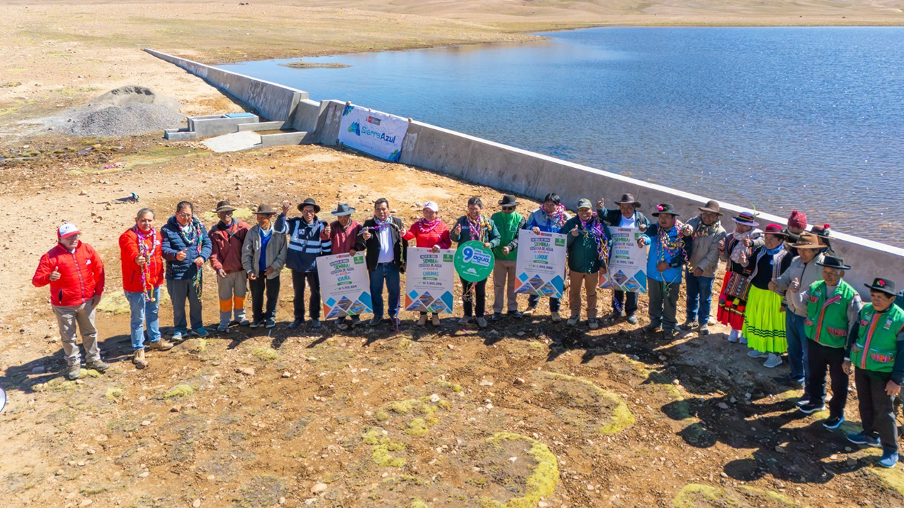 Moquegua asegura más de 700 mil metros cúbicos de agua para agricultura altoandina
