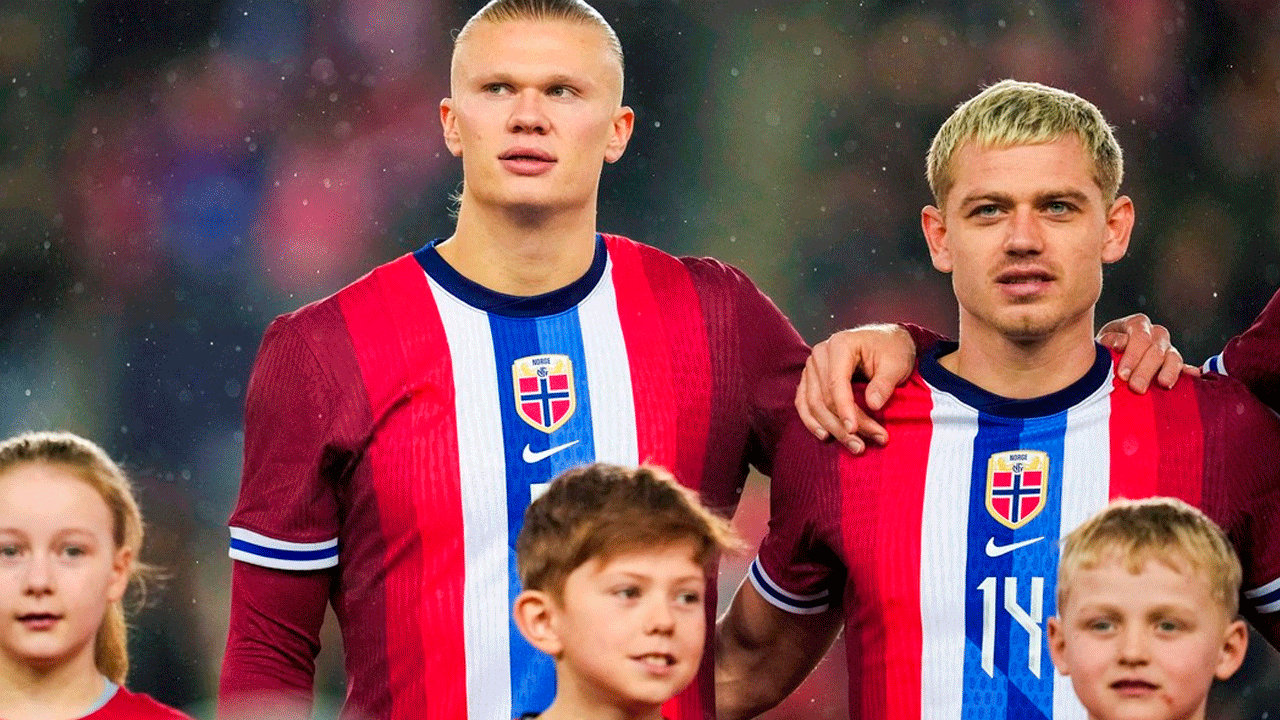 Noruega apuesta por Haaland y Odegaard para volver al Mundial tras 28 años