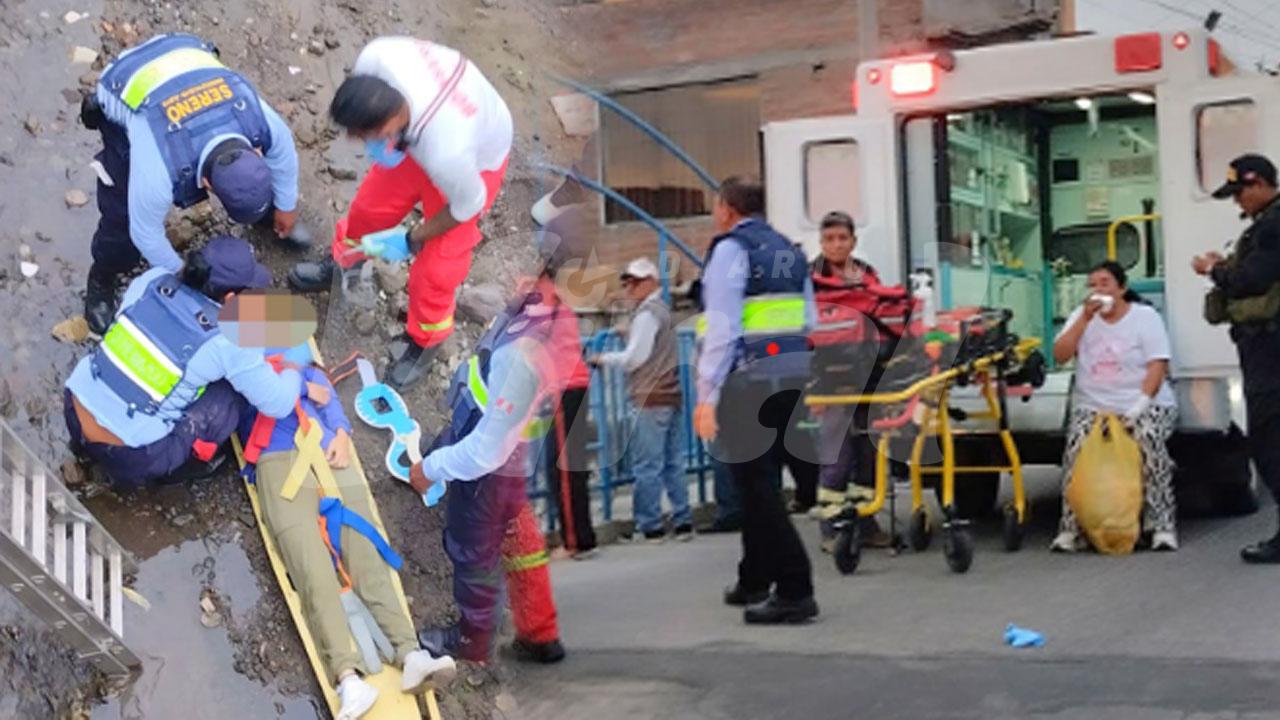 Adolescente es hallada inconsciente en torrentera de José Luis Bustamante y Rivero