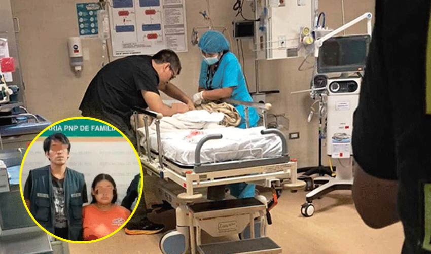 Bebé de un mes lucha por sobrevivir tras presunto caso de violencia familiar en Chimbote